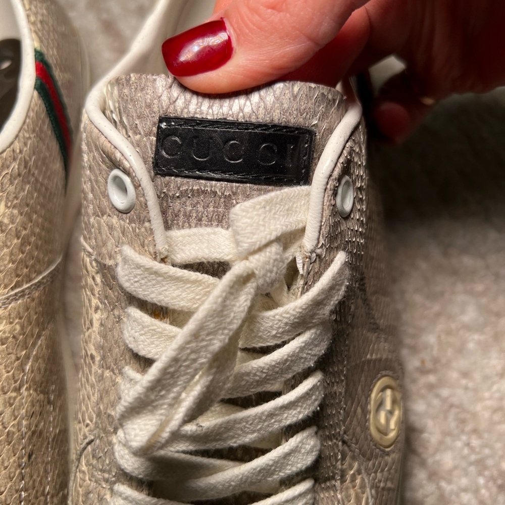 Gucci python sneakers - Picture 4 of 8